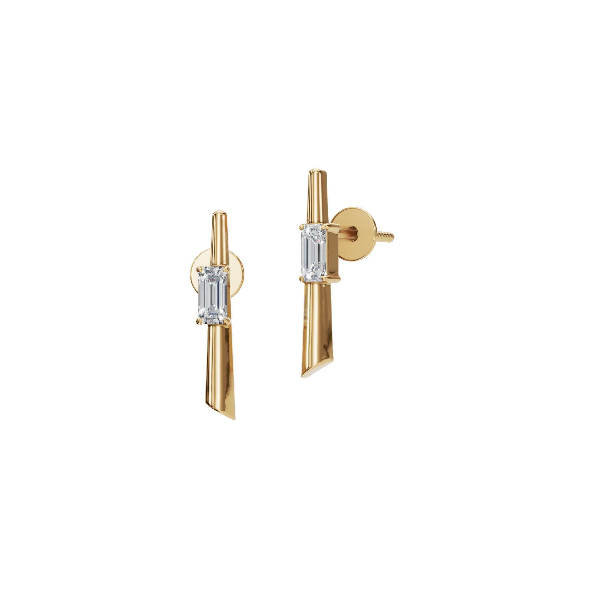 SLEEK BAGUETTE EARRING