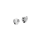 ROUND BEZEL FANCY EARRING