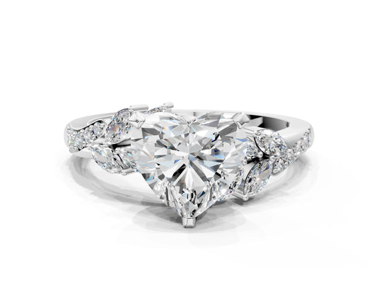 HEART NATURE INSPIRED RING