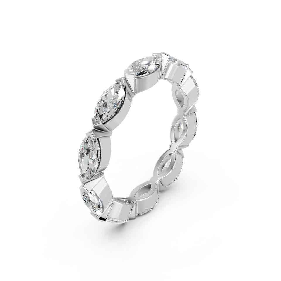 MARQUISE E-W ETERNITY BAND