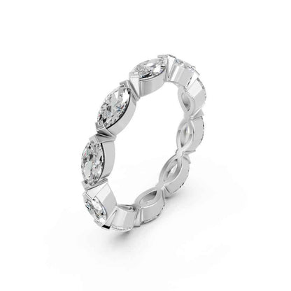 MARQUISE E-W ETERNITY BAND