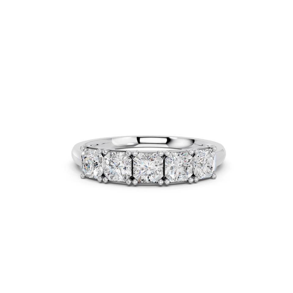 5 STONE ASSCHER BAND