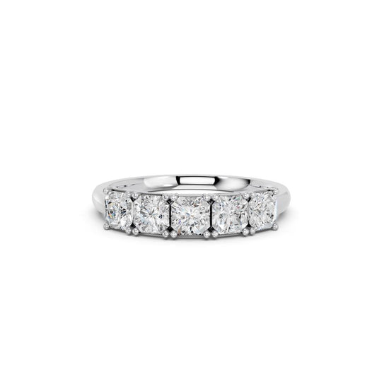 5 STONE ASSCHER BAND