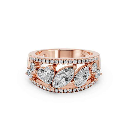 MULTI-SHAPE PAVE BAND