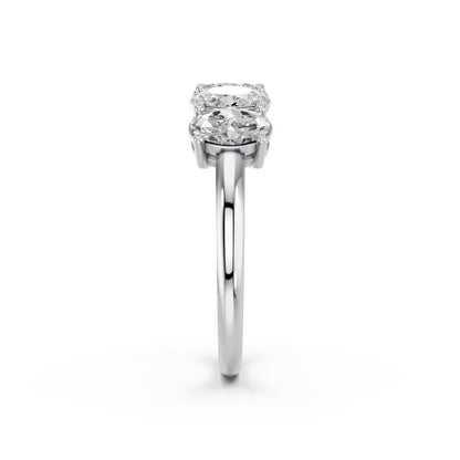 5 STONE OVAL BAND