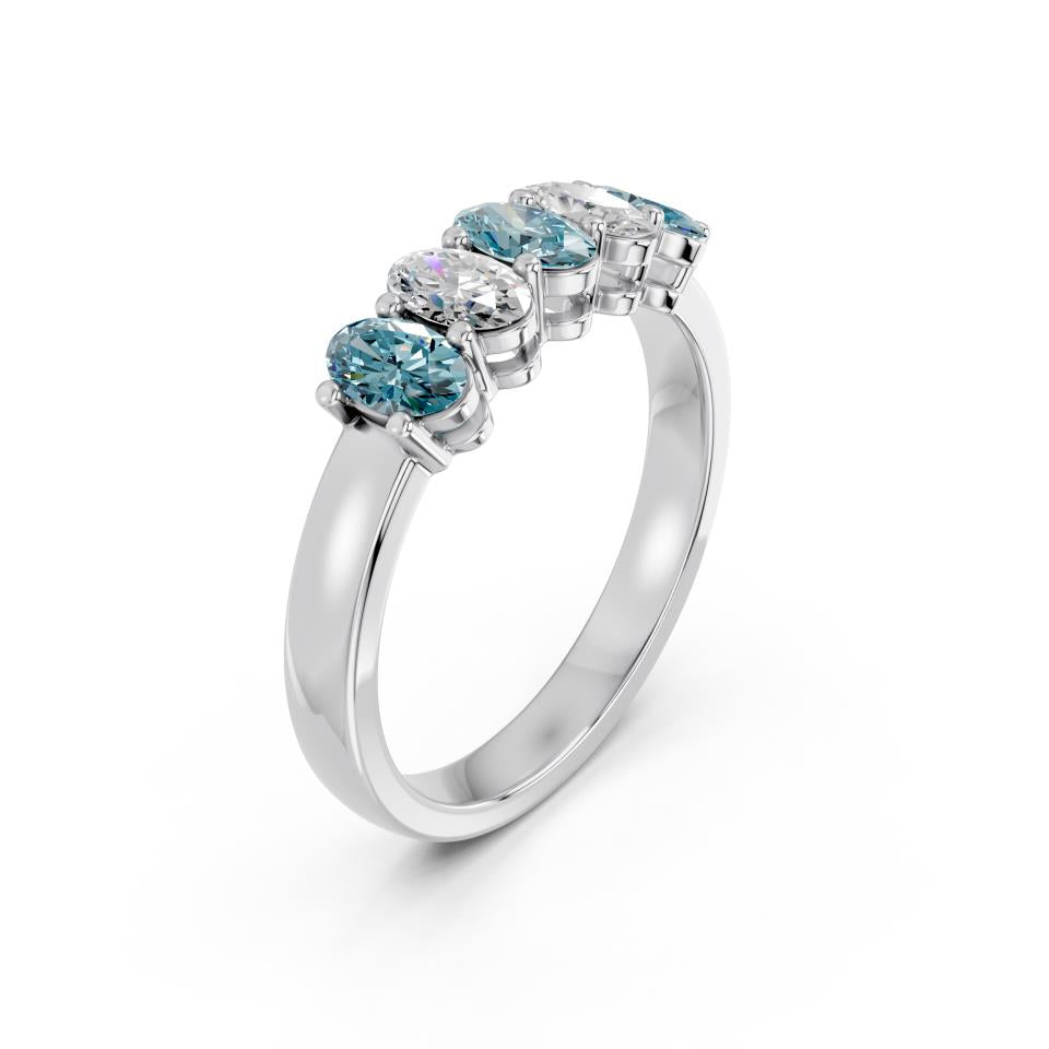BLUE OVAL BAND