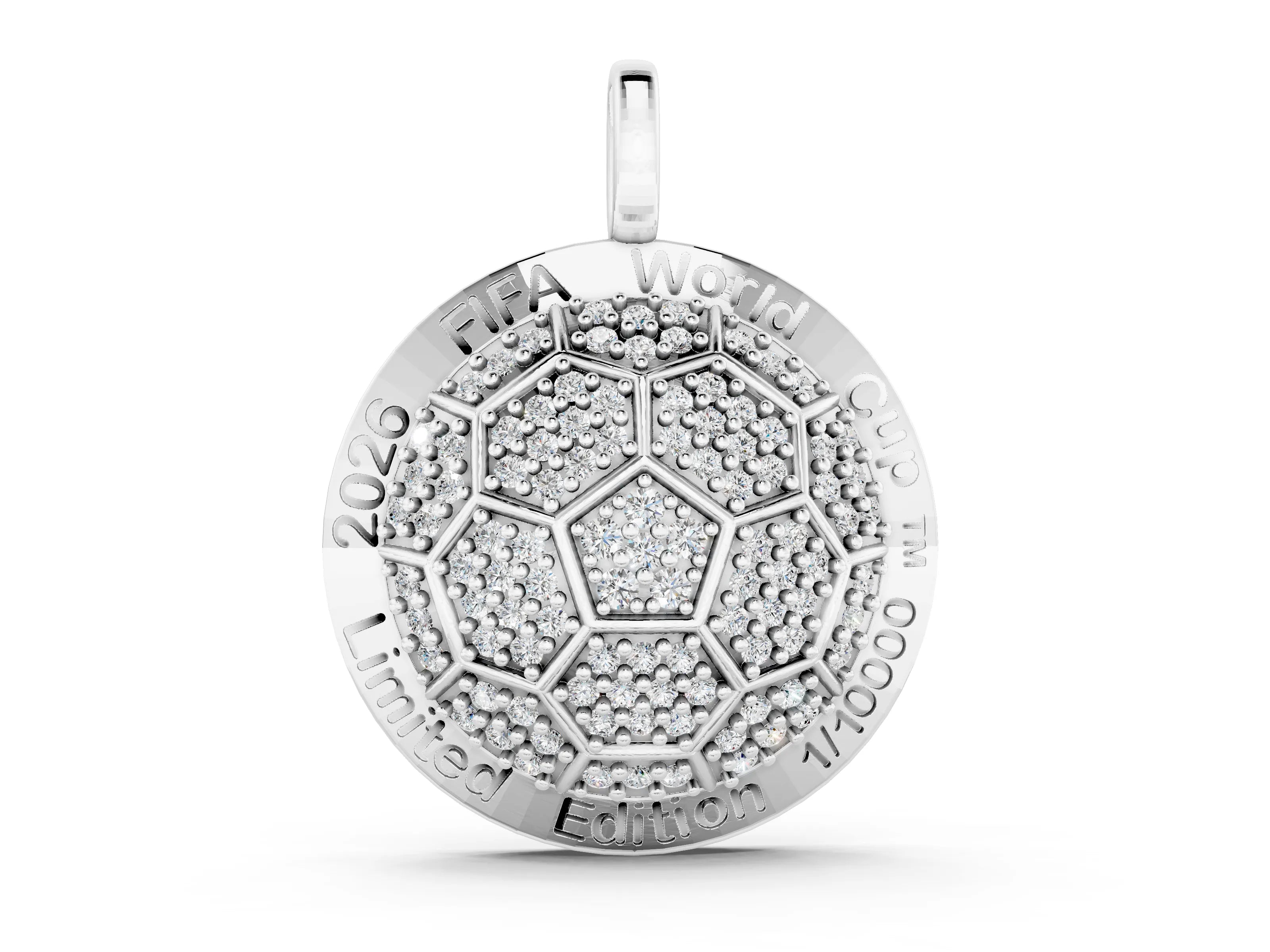 FIFA World Cup 2026™ Lab-Grown Diamond Soccer Pendant — Limited Edition (Only 10,000 Available)