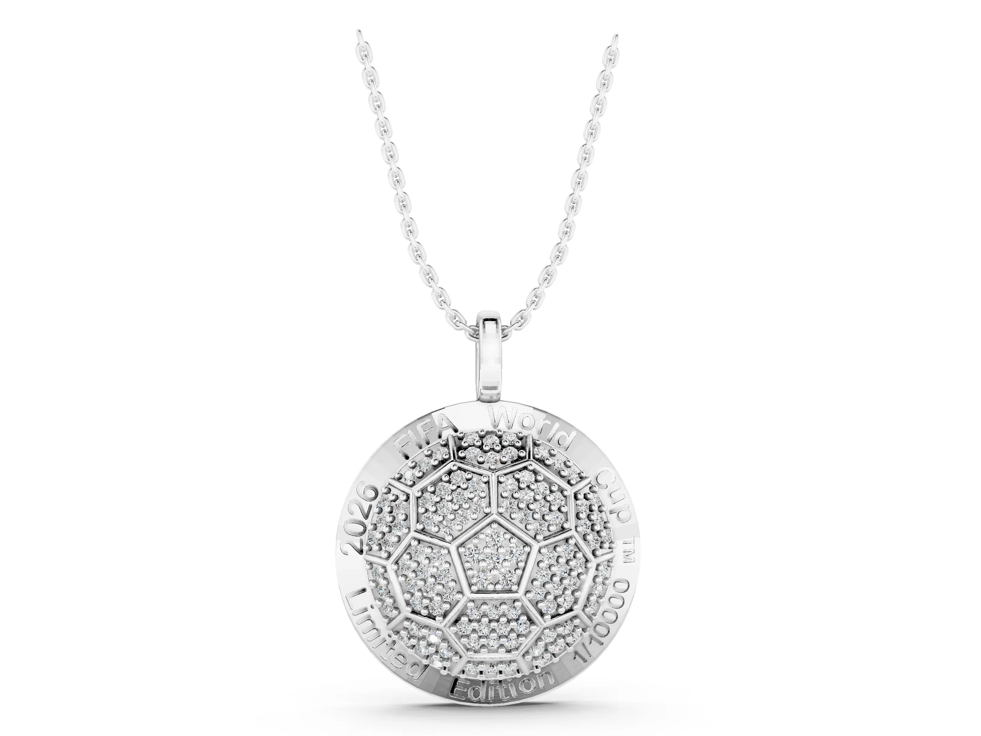 FIFA World Cup 2026™ Lab-Grown Diamond Soccer Pendant — Limited Edition (Only 10,000 Available)
