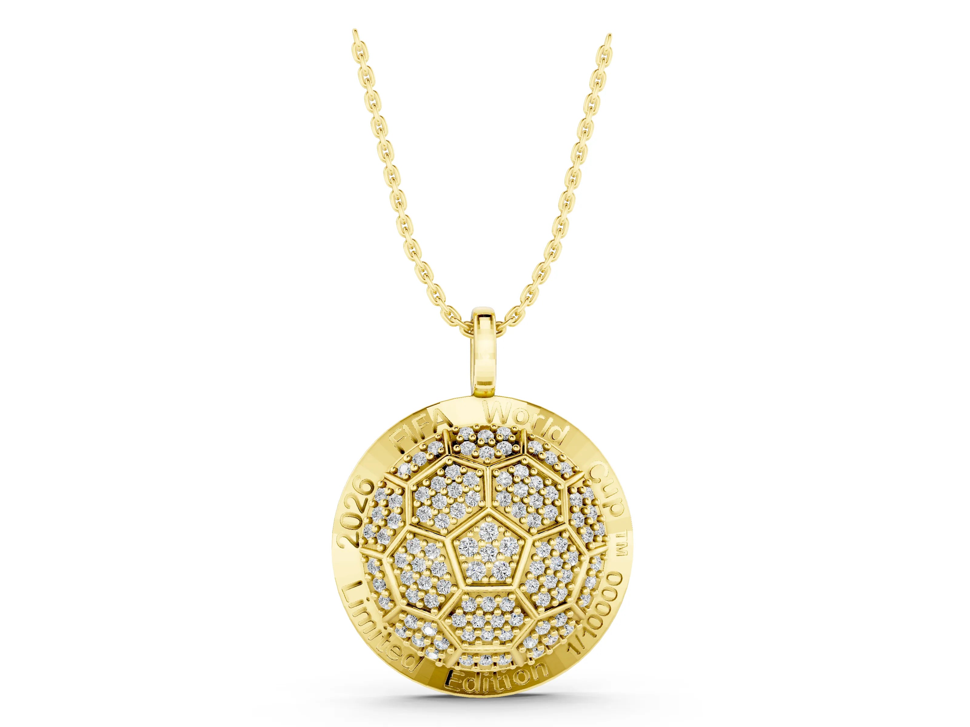 FIFA World Cup 2026™ Lab-Grown Diamond Soccer Pendant — Limited Edition (Only 10,000 Available)