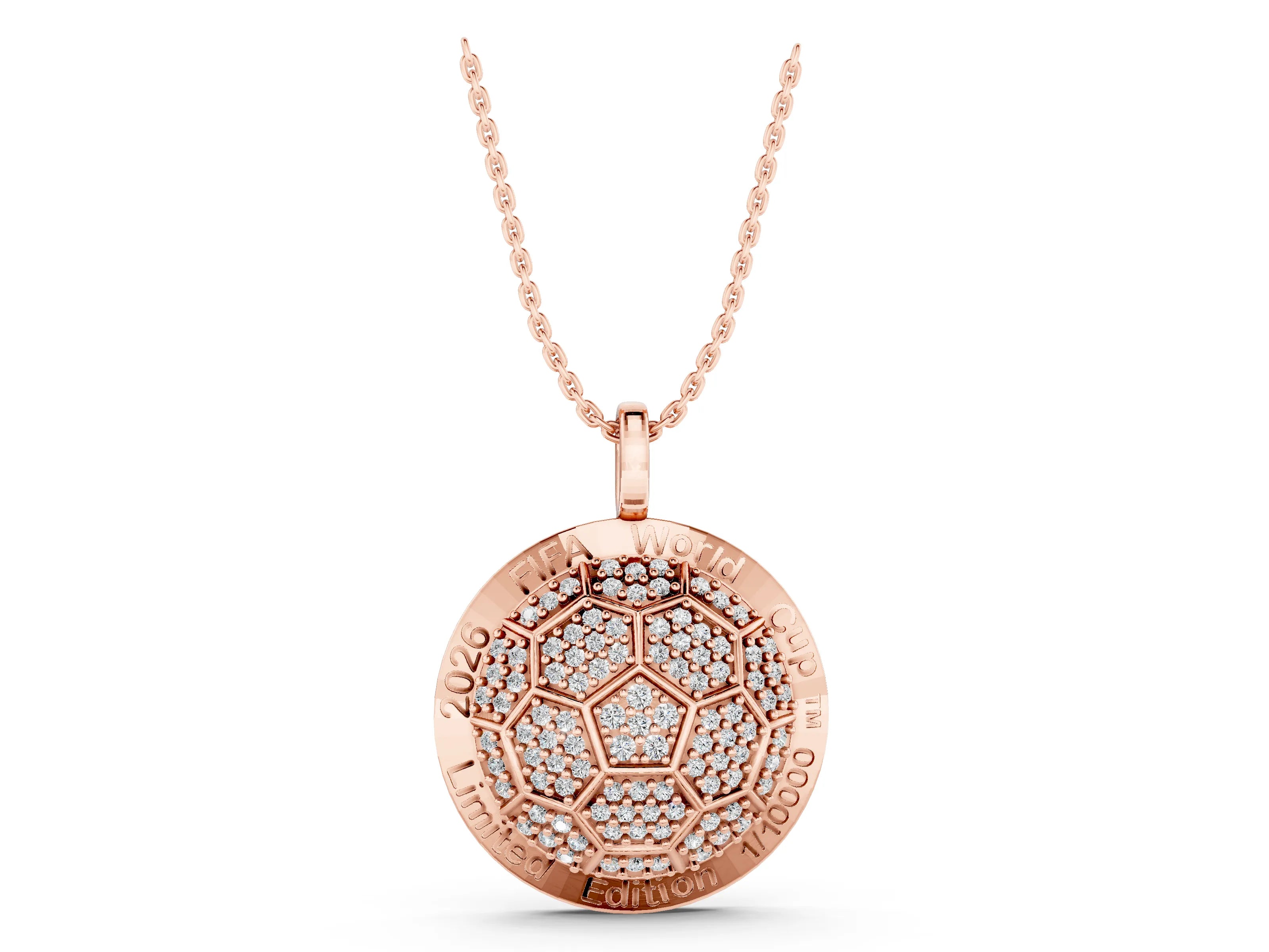 FIFA World Cup 2026™ Lab-Grown Diamond Soccer Pendant — Limited Edition (Only 10,000 Available)