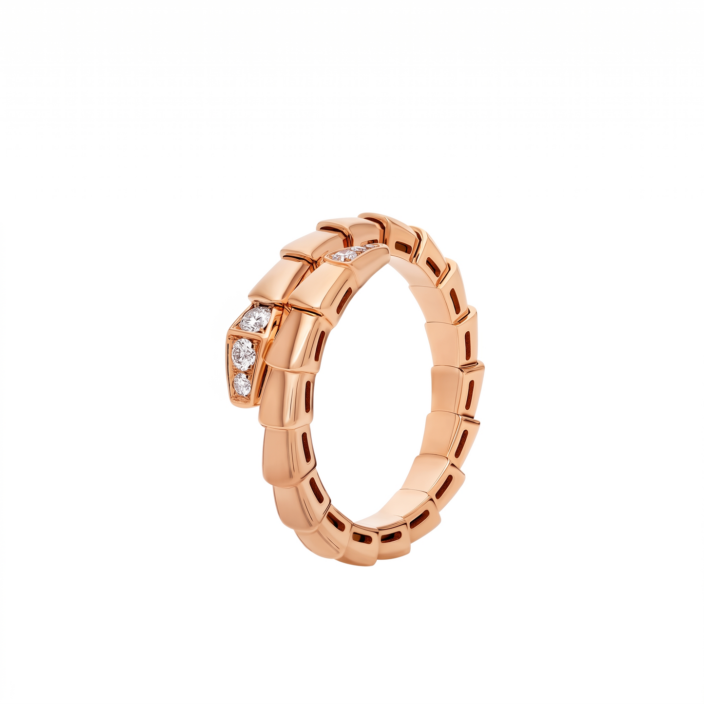 SERPENT PAVE LAB DIAMOND RING - M&D Signature Jewels