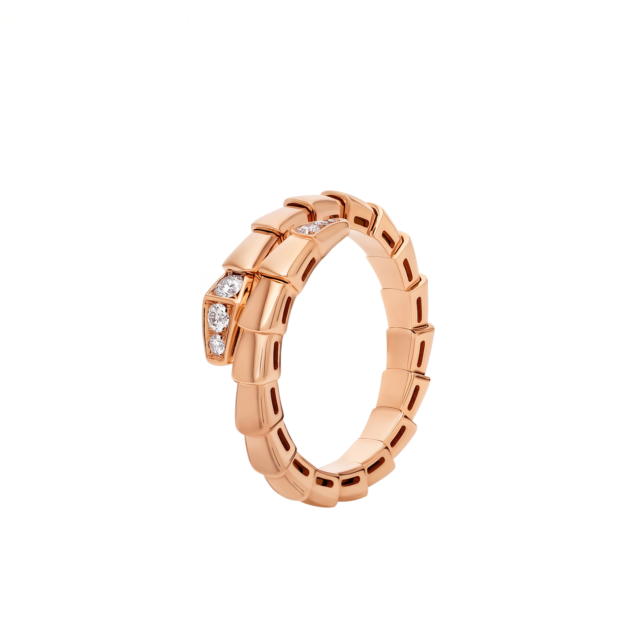 SERPENT PAVE LAB DIAMOND RING