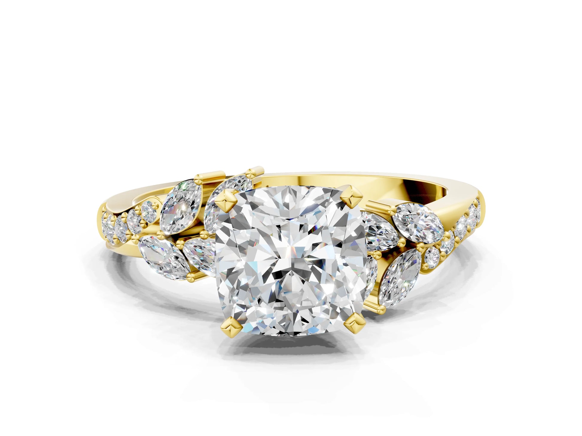 CUSHION NATURE INSPIRED  RING - M&D Signature Jewels