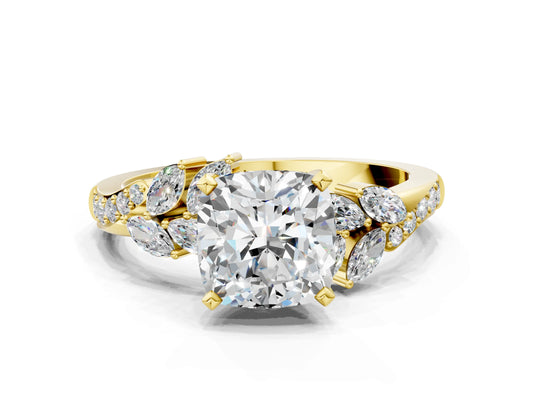 CUSHION NATURE INSPIRED  RING - M&D Signature Jewels
