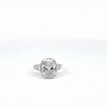 Taylor inspired Cushion Ring