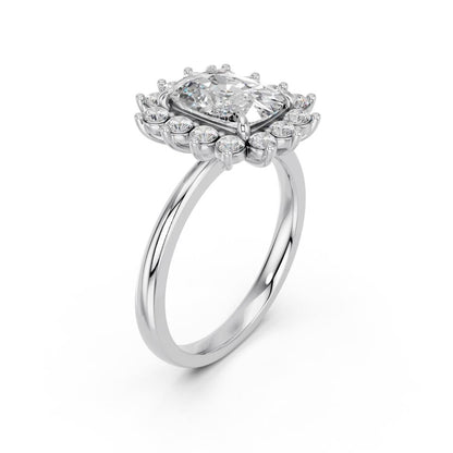 CUSHION HALO RING