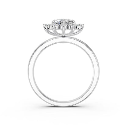 CUSHION HALO RING