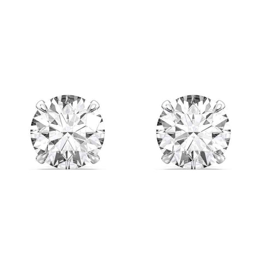 ROUND HIDDEN HALO EARRING