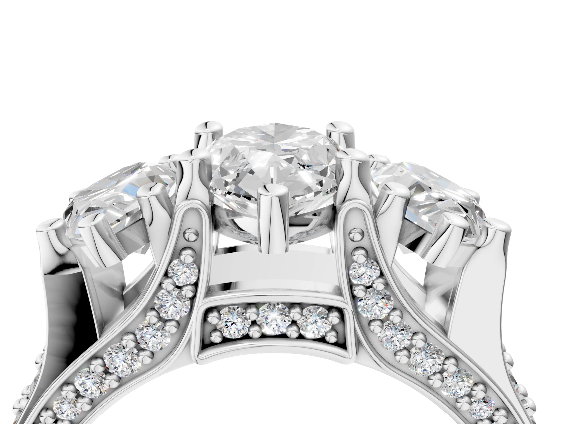 MARQUISE 3 STONE RING - M&D Signature Jewels