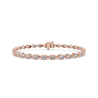 MARQUISE BEZEL BRACELET - M&D Signature Jewels