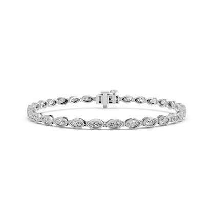MARQUISE BEZEL BRACELET - M&D Signature Jewels