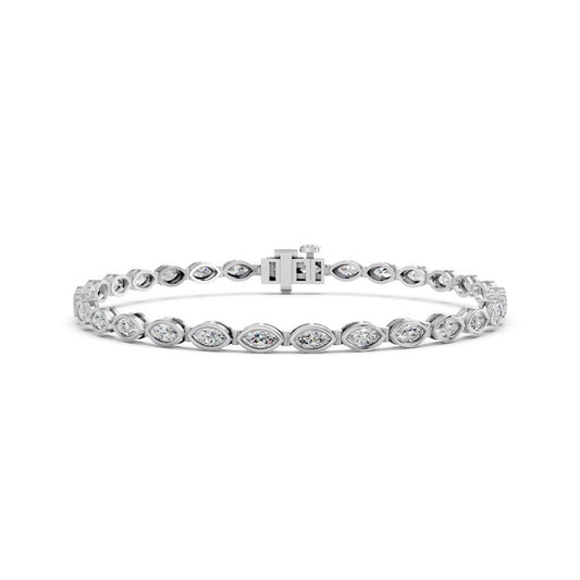 MARQUISE BEZEL BRACELET