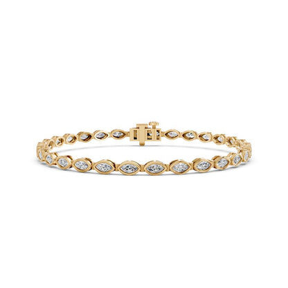 MARQUISE BEZEL BRACELET - M&D Signature Jewels