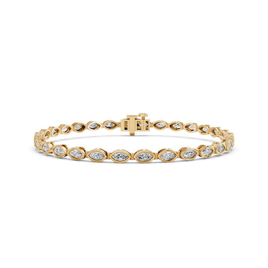 MARQUISE BEZEL BRACELET - M&D Signature Jewels