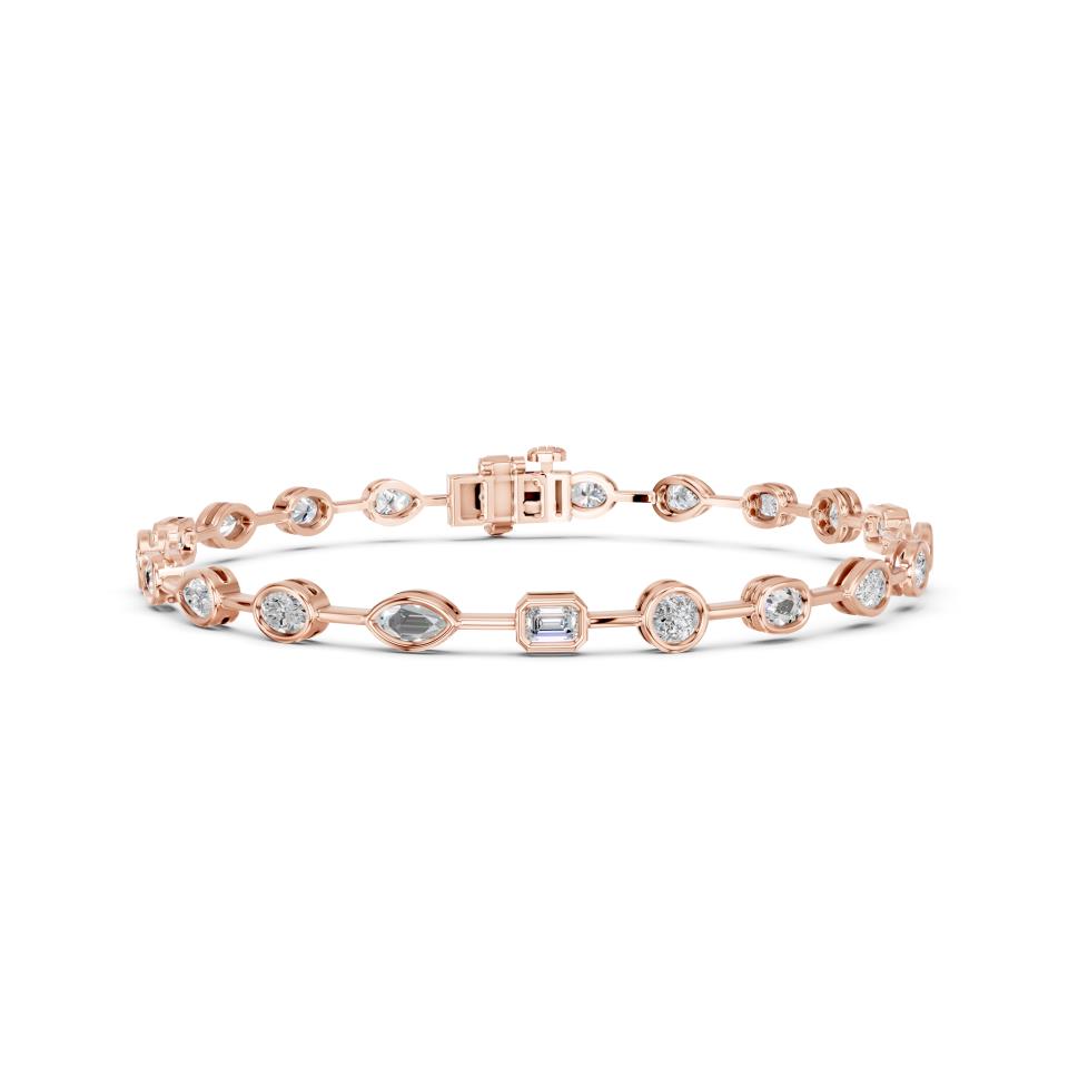 MULTISHAPE BEZEL BRACELET