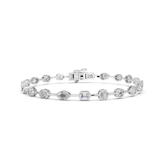 MULTISHAPE BEZEL BRACELET