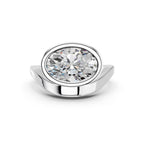 OVAL FANCY SOLITAIRE RING