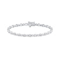 ROUND-EMERALD TENNIS BRACELET
