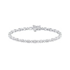 ROUND-EMERALD TENNIS BRACELET