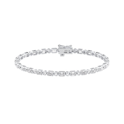 ROUND-EMERALD TENNIS BRACELET - M&D Signature Jewels