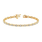 ROUND-EMERALD TENNIS BRACELET