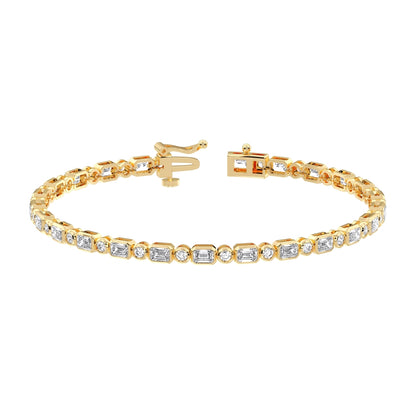 ROUND-EMERALD TENNIS BRACELET - M&D Signature Jewels