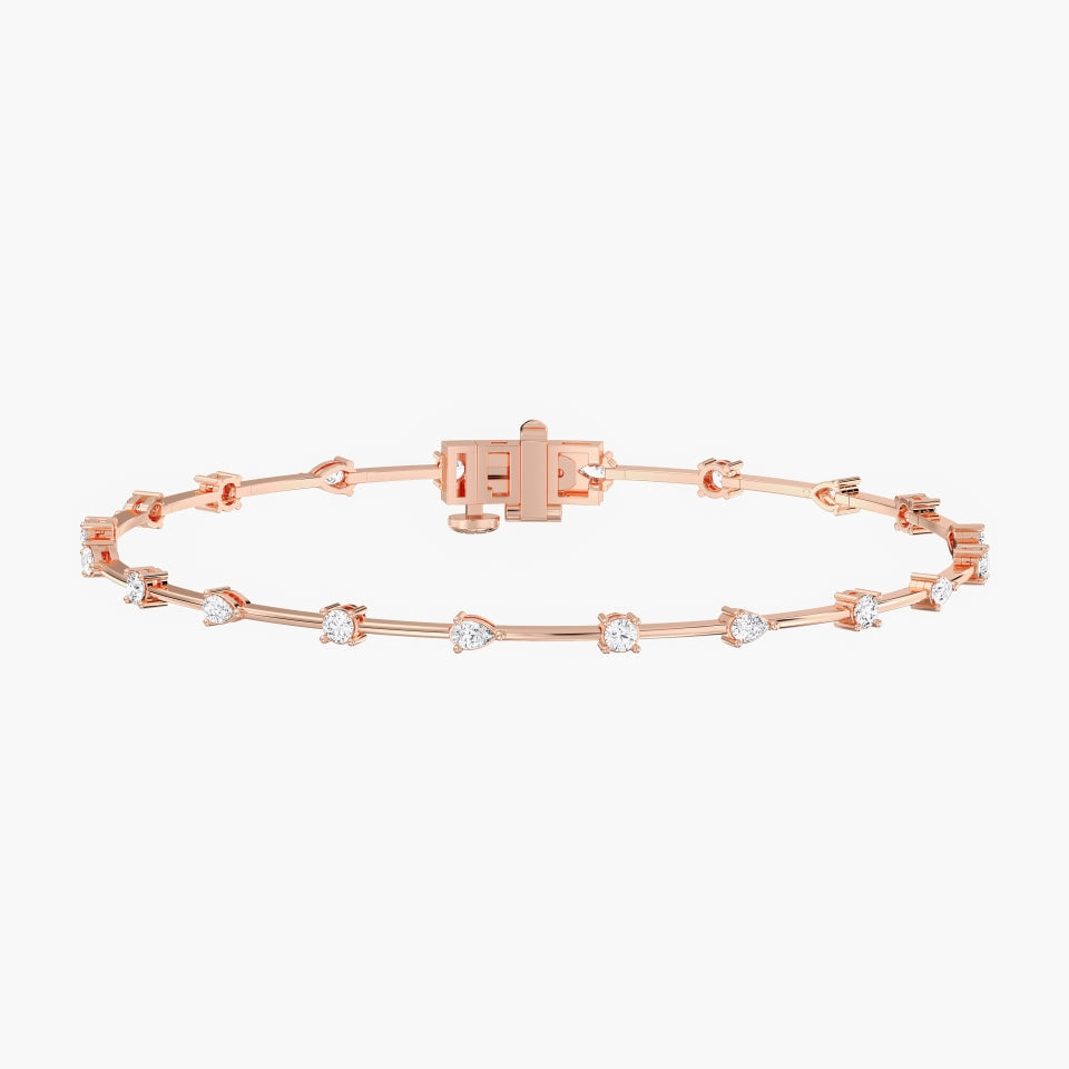 MULTISHAPE TENNIS BRACELET