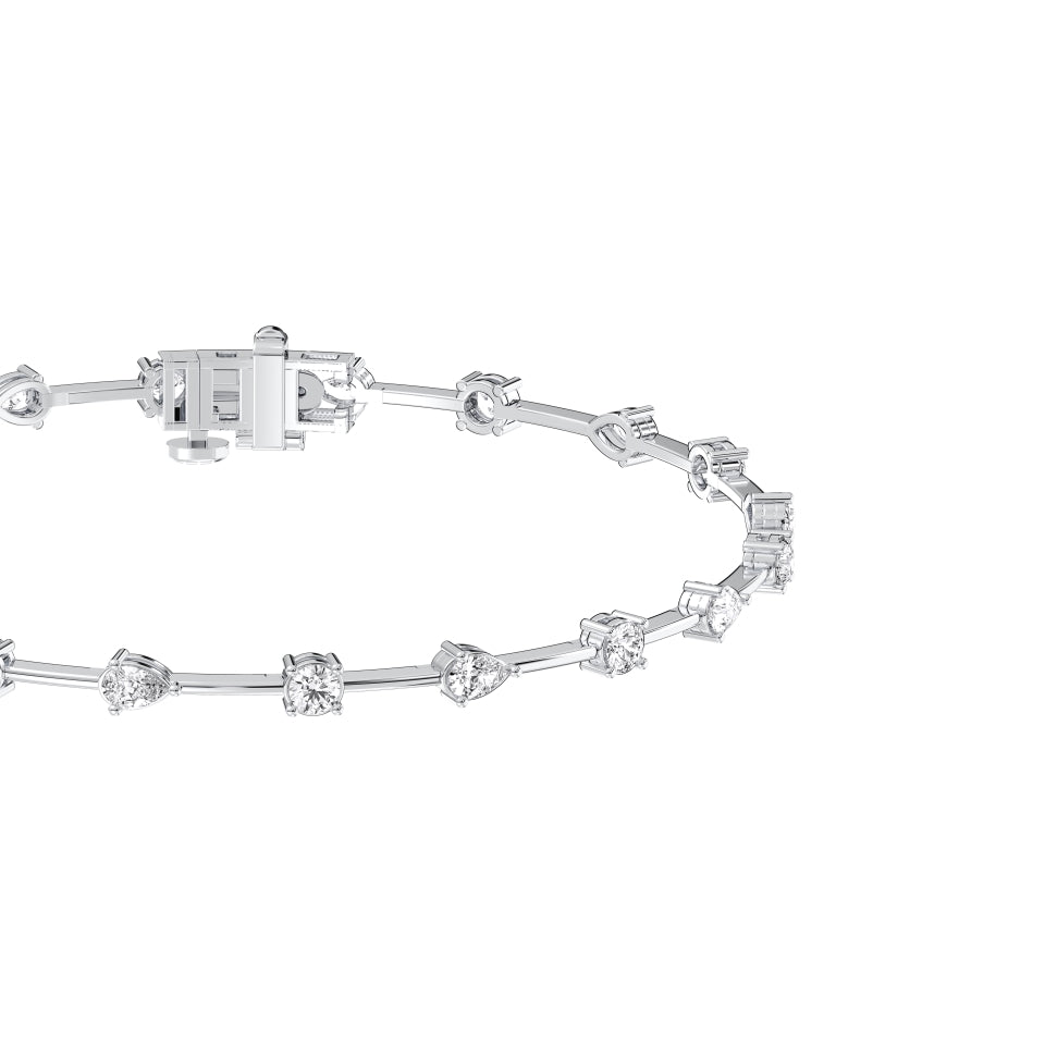 MULTISHAPE TENNIS BRACELET