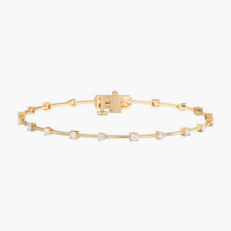 MULTISHAPE TENNIS BRACELET