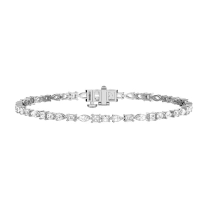 MULTI-SHAPE TENNIS BRACELET - M&D Signature Jewels