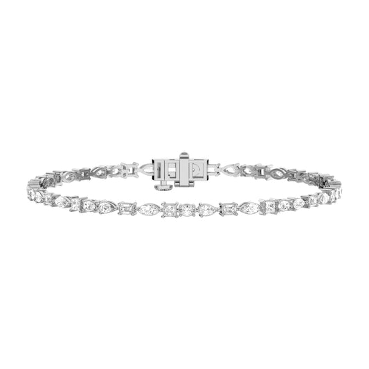 MULTI-SHAPE TENNIS BRACELET