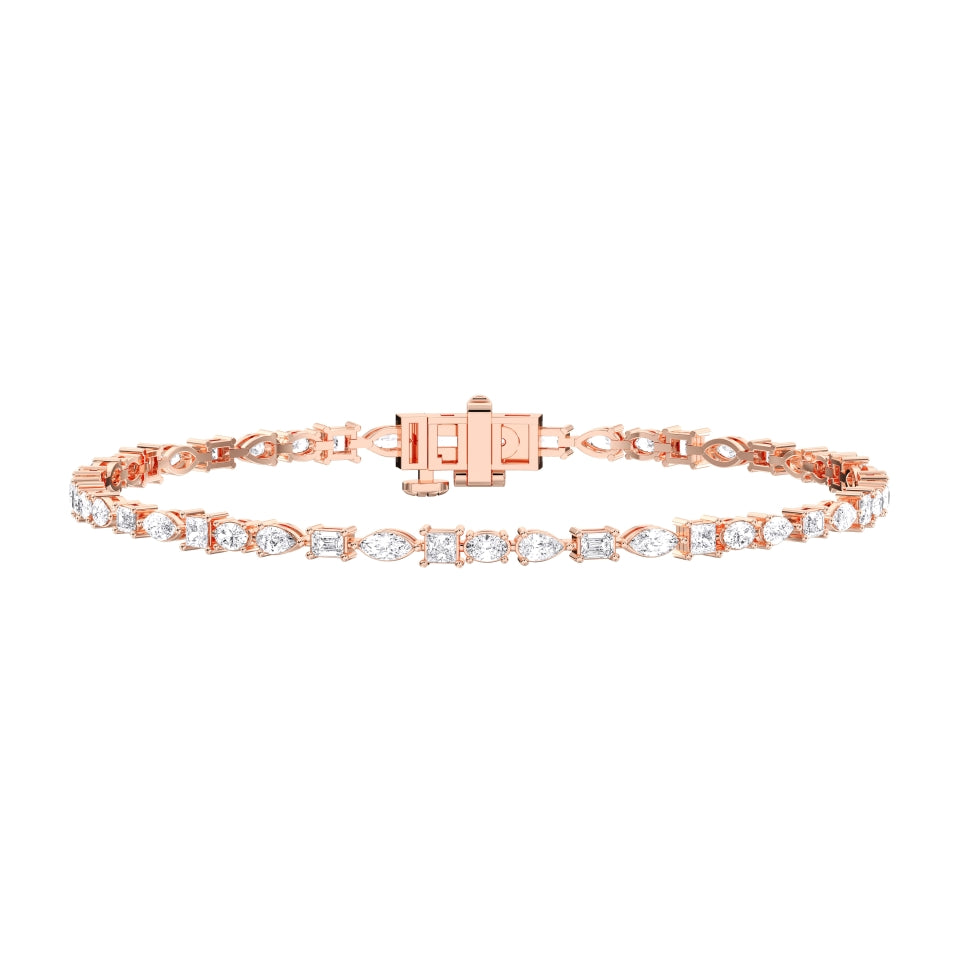 MULTI-SHAPE TENNIS BRACELET