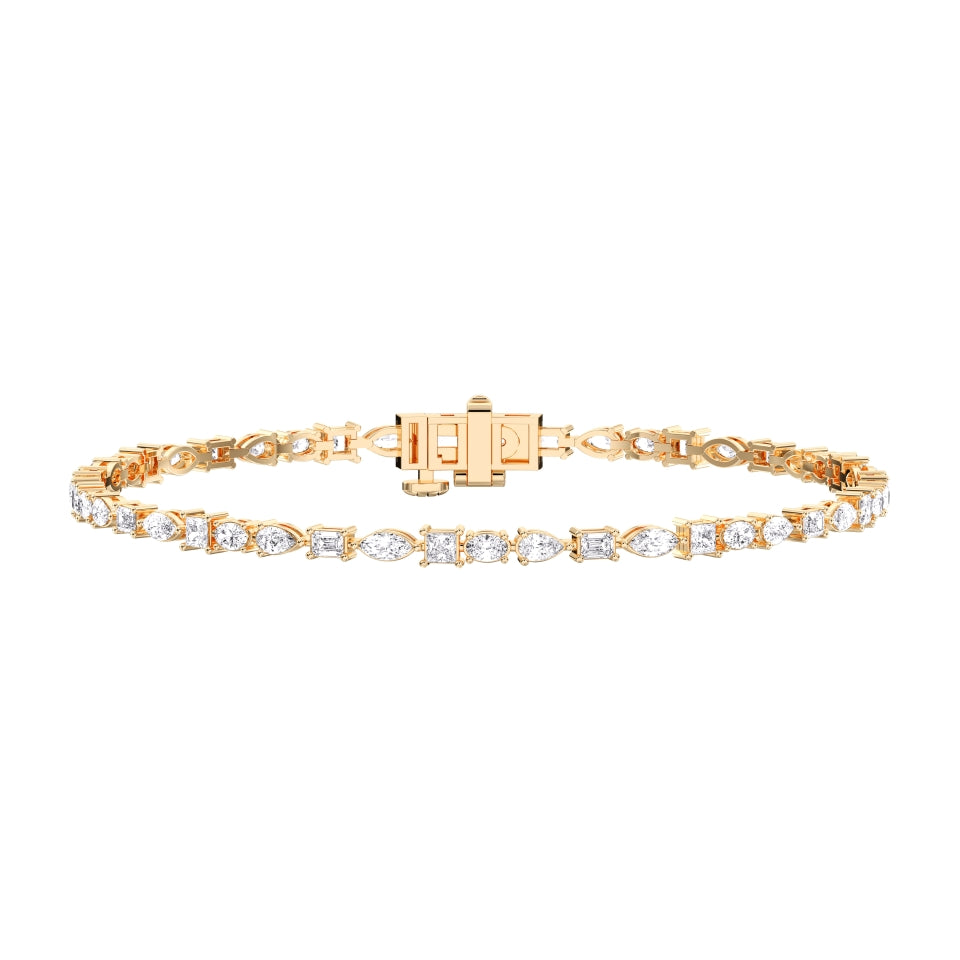 MULTI-SHAPE TENNIS BRACELET
