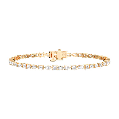MULTI-SHAPE TENNIS BRACELET - M&D Signature Jewels