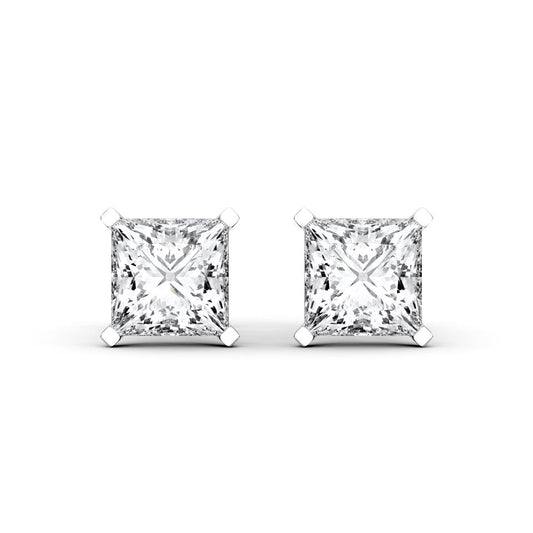 PRINCESS 4 PRONG BASKET EARRINGS