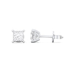 PRINCESS 4 PRONG BASKET EARRINGS