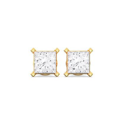 PRINCESS 4 PRONG BASKET EARRINGS - M&D Signature Jewels