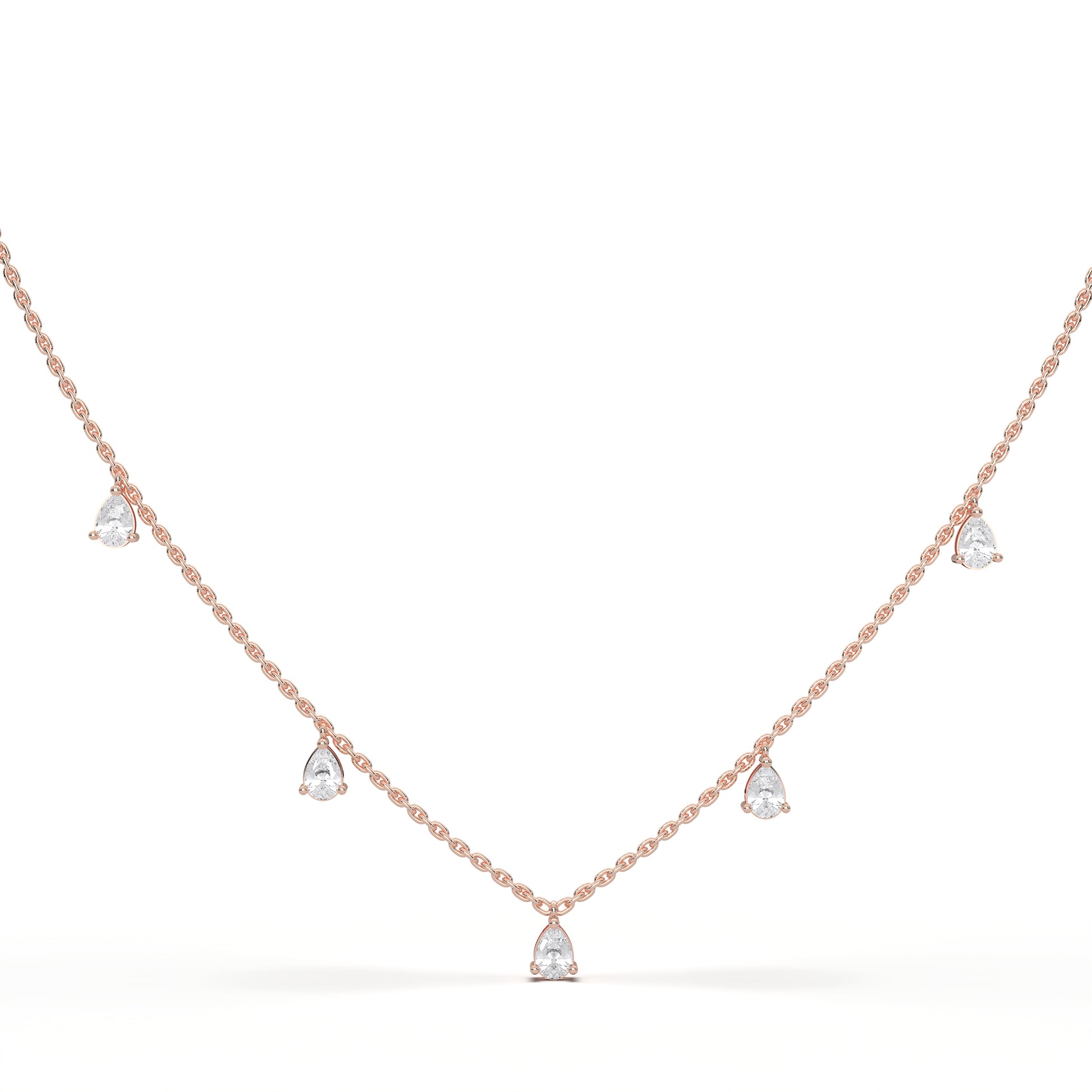 PEAR FANCY NECKLACE - M&D Signature Jewels