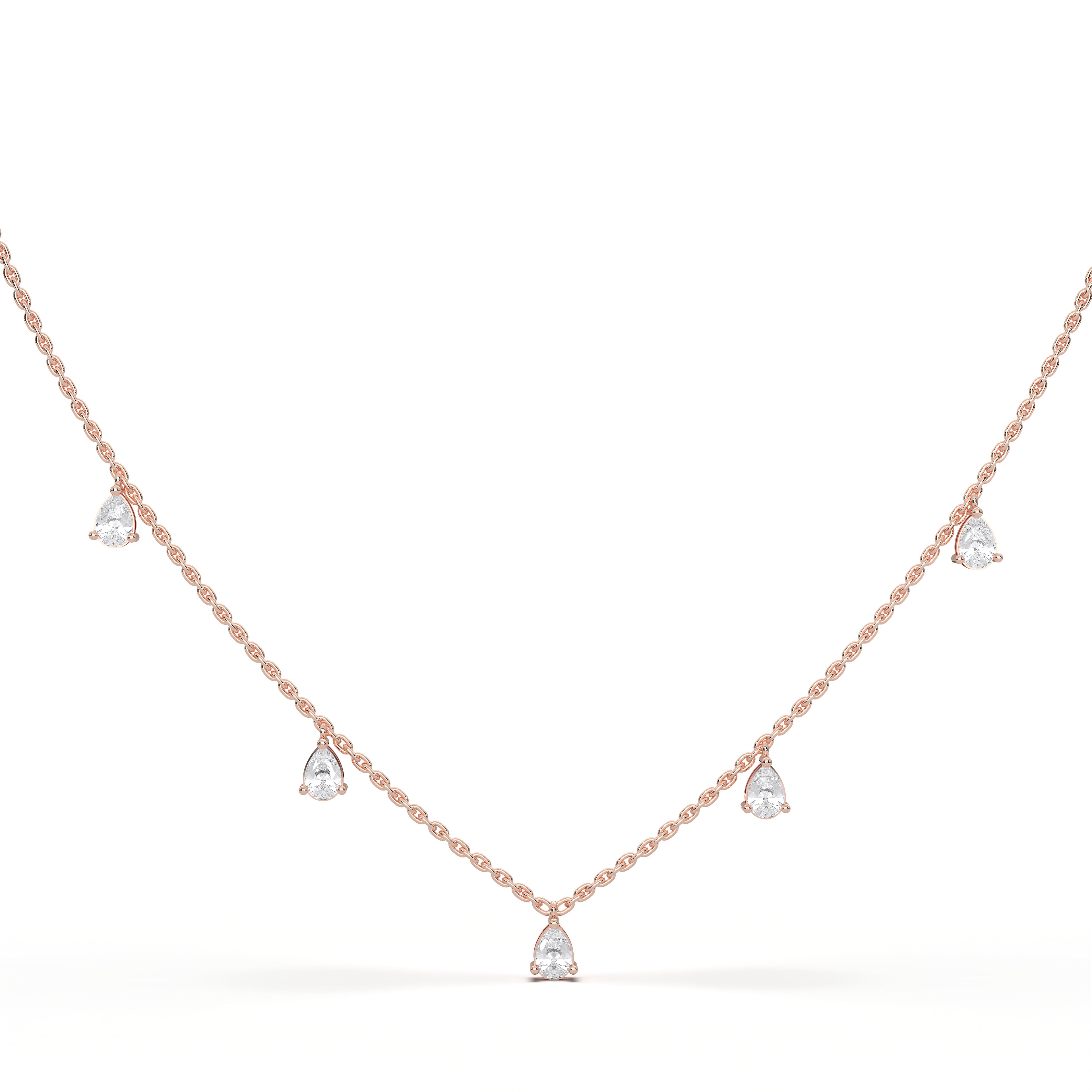 PEAR FANCY NECKLACE