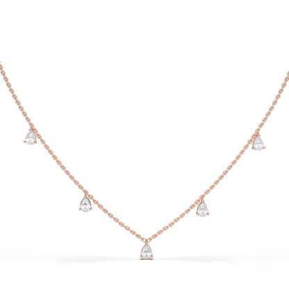 PEAR FANCY NECKLACE - M&D Signature Jewels